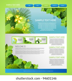 web design template