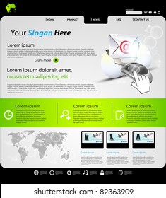 web design template, easy editable