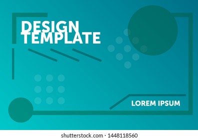 web design template. Minimal geometric background. colorful abstract composition
