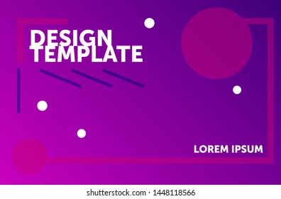 web design template. Minimal geometric background. colorful abstract composition