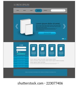 Web design template. vector