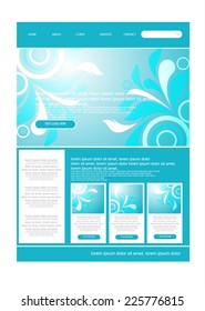 Web design template. vector