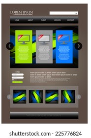 Web design template. vector