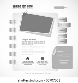 web design template vector