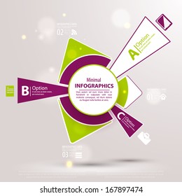 Web design template. Vector illustration for your business presentation.