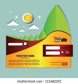 Web design template,Vector