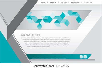 Web Design Template/Vector Illustration