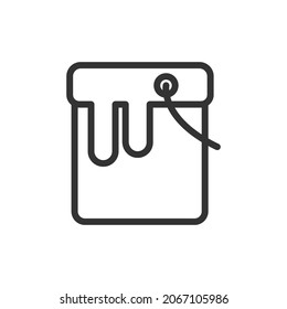 Web design thin line icon. Symbol in trendy outline style. Premium design for web and apps. Perfect for UI. 
