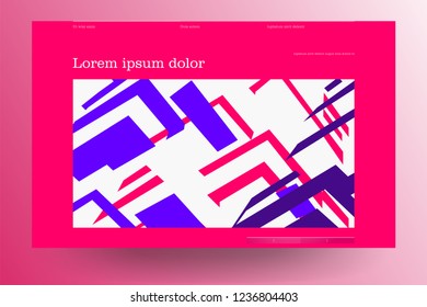 Web design, ui, with background. Eps. 10.