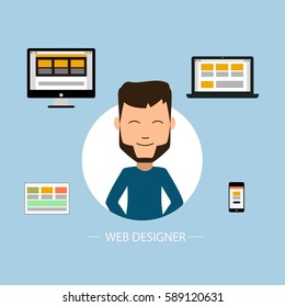 web design vector design