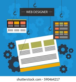 web design vector design