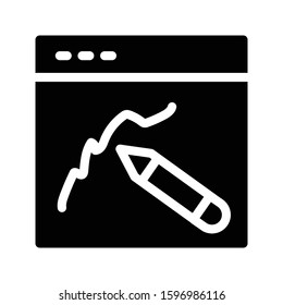 web design vector glyph flat icon 