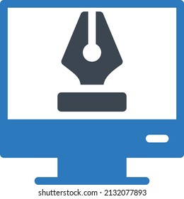 web design vector illustration isolated on a transparent background. glyph vector icons for concept or web graphics.