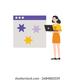 Web Design Vector Illustration Which can easily edit or modify
