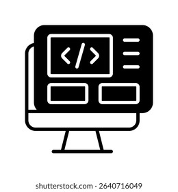 Web Design Vector for Modern Website Appearance. Layout and interface building concept for digital presence