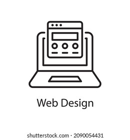 Web Design vector Outline Icon Design illustration. Activities Symbol on White background EPS 10 File