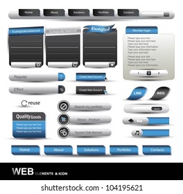 Web Design Website Element Vector