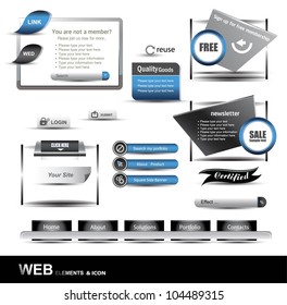 Web Design Website Element Vector