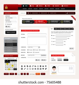 Web Design Website Element Vector