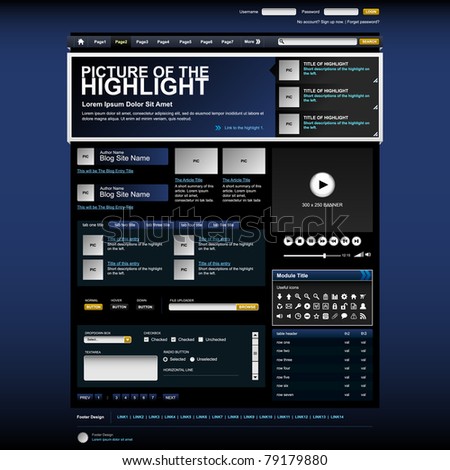 Web Design Website Elements