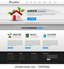 Web Design Website Elements Bright Template