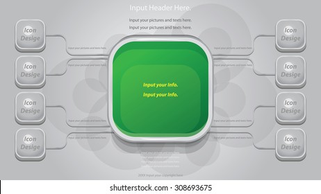 Web Design Website Elements Template for graphic internet. button. text box. label. info graphics.