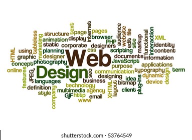 Web Design - Word Cloud