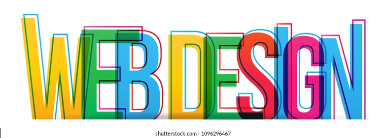 Web Design word concept.