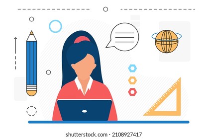Diseñador web que crea contenido de información de páginas web. Proceso de planificación y creación de elementos del sitio web