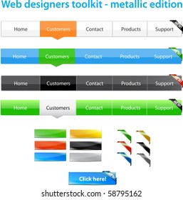 Web designers toolkit - metallic edition