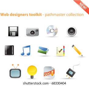 Web designers toolkit - pathmaster icon series