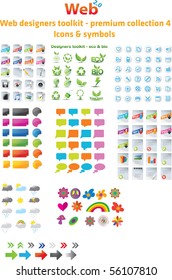 Web designers toolkit - premium collection 4, icons & symbols