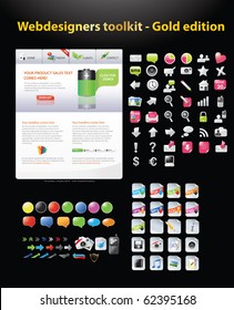 Web designers toolkit - Web template and web graphics