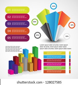 web designing element set