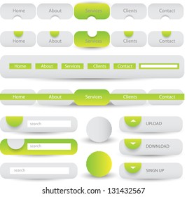 Web designing element set