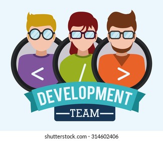 Web developer design, vector illustration eps 10.