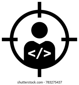 Web developer hiring icon