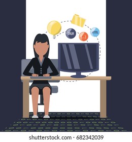 web developer working on computer programming coding