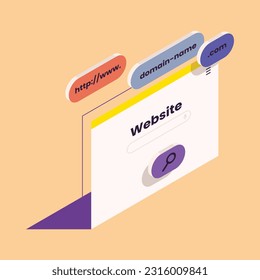 web development business vector 2D palgenep