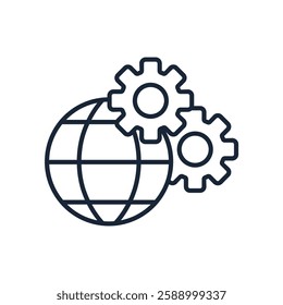 web development icon collection .design style with background