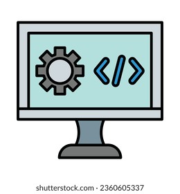 Web Development Icon Design For Personal And Commercial Use.
