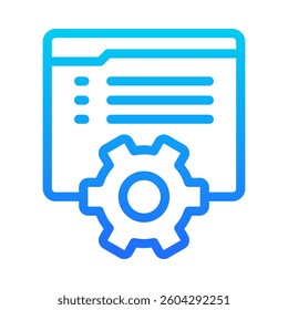 Web Development Icon Element for Design