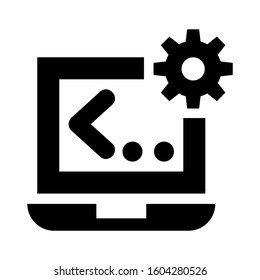 Web Development icon isolated sign symbol vector illustration - high quality black style vector icons
