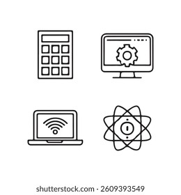 ​A web development icon represents various aspects of creating and maintaining websites, including coding, design, and server management.