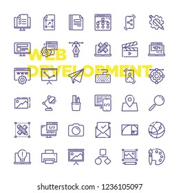 Web Development icon set