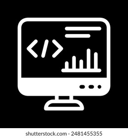 Web development icon vector outline.