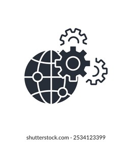 Web Development icon. vector.Editable stroke.linear style sign for use web design,logo.Symbol illustration.