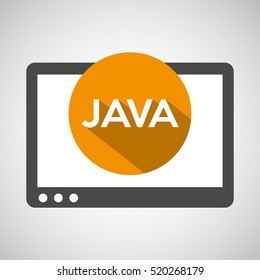web development java technology vector illustration eps 10