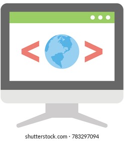 
Web Development Vector Icon
