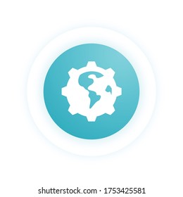 Desarrollo Web - Icono moderno (Pictograma)